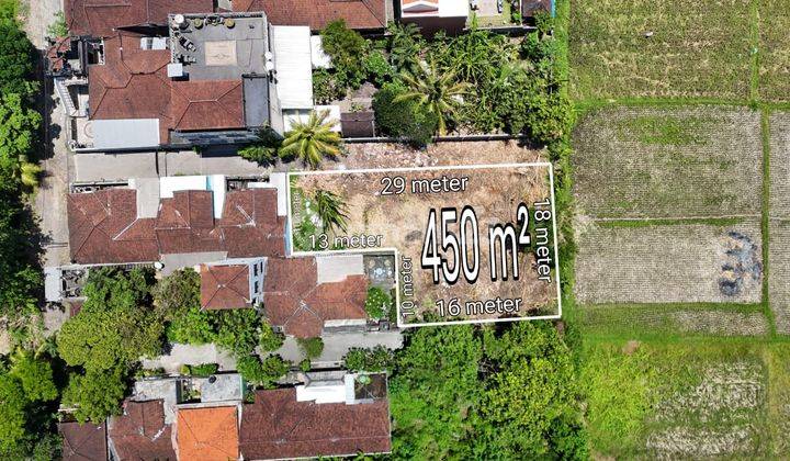 Tanah 10 Menit Ke Tanah Lot Dengan Pemandangan Sawah 2