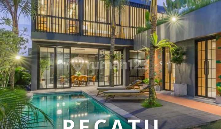 Tropical Industrial Style Villa in Pecatu Near Nourish Pecatu