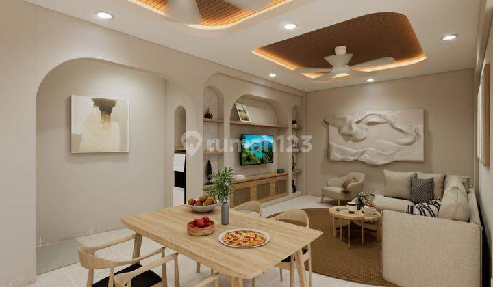 Villa Baru Ungasan Style Mediterania Dekat Ke Pantai Melasti Lingkungan Villa Area 2