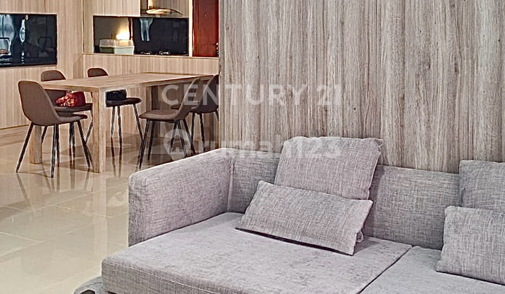 ruang tamu siap huni unit 2 kamar