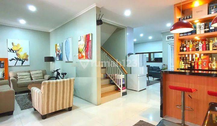 Rumah Lebak Bulus Minimalis Modern 3 lantai 1