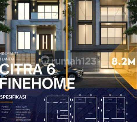 jual rumah citra 6. 8x20 1