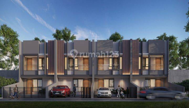 Dijual rumah baru kembar 4 bagus modern 2 lantai. 2