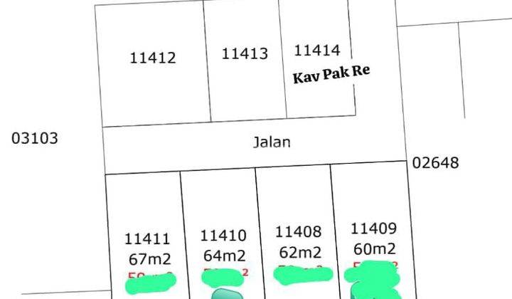 Tanah Di Batu Ampar Condet, Jakarta Timur Shm 59 M² 2