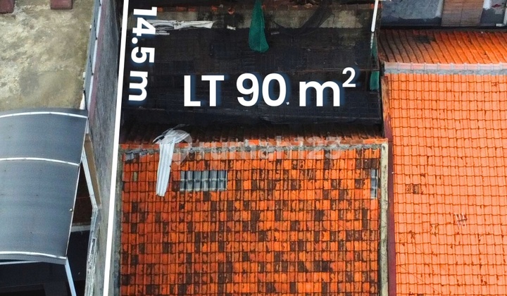 Kavling Tanah Ex Rumah Tua 40M ke Akses 2 Mobil Tebet Timur SHM