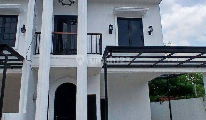 Rumah 2 Lantai Baru Bagus Modern Klasik Dlm Cluster Besar Unfurnished Shm Di Pondok Bambu, Jakarta Timur Pinggir Jalan Raya 2 Mobil Klender Duren Sawit Jaktim 1