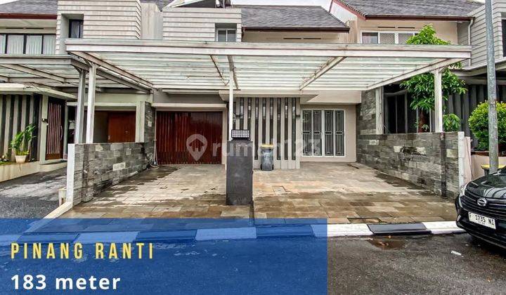 Rumah Asri Modern Minimalis Dalam Komplek Pinang Ranti 2
