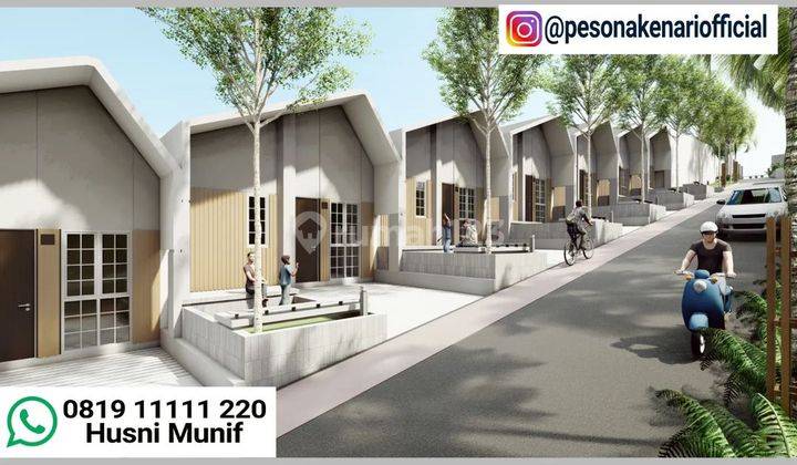 Termurah rumah ala jepang Pesona kenari townhouse DP nol persen fasilitas Masjid