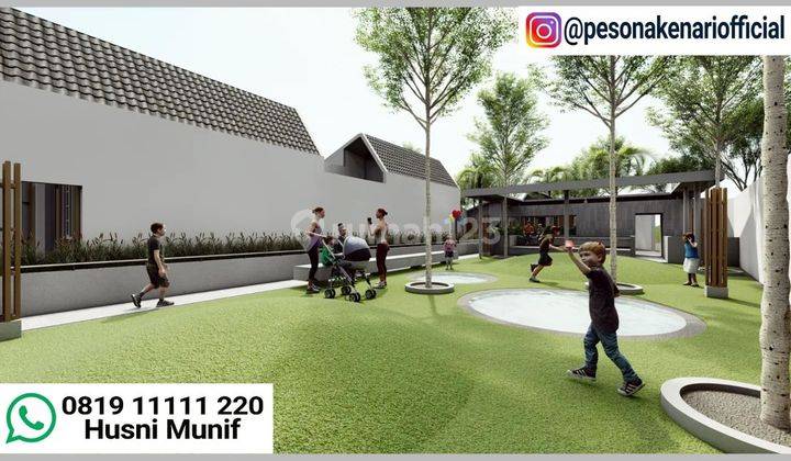 Termurah rumah ala jepang Pesona kenari townhouse DP nol persen fasilitas Masjid