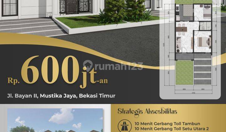 Rumah Baru Murah Dekat Mall Living World  1