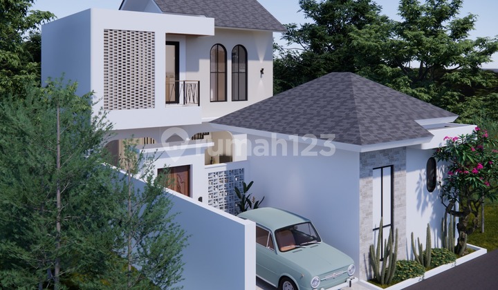 New 2-Story Villa with GWK Statue View, Near the Beach, Villa Area