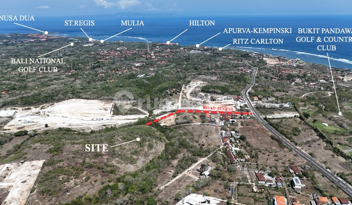 Bali Freehold Land for Sale — 56,000 sqm Prime Ocean View Development Site, Pandawa Beach