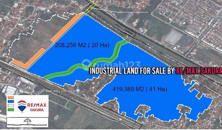 Dijual Kavling Industri Size 208.256 m² di Dalam Kawasan Industri Era Baru Jababeka, Cikarang Utara, Bekasi  1