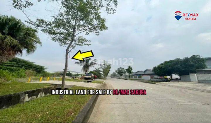 Dijual Cepat Kavling Industri Luas Tanah  19.600 m² 5 Lokasi Strategis Menit Exit Tol Cibatu di Kawasan Industri Jababeka 5 - Cikarang Utara, Bekasi 2