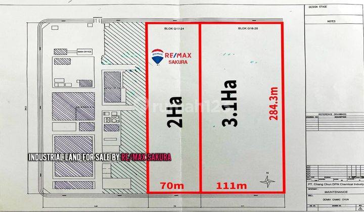 Dijual Kavling Industri Luas Tanah 31.000 m² di Kawasan Industri Jababeka, Cikarang Utara, Bekasi  1