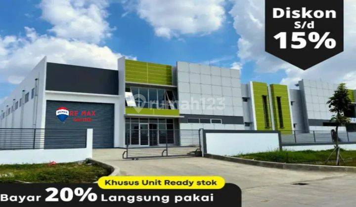 Espace - Gudang / Pabrik dalam kawasan Industri Jababeka Cikarang 1