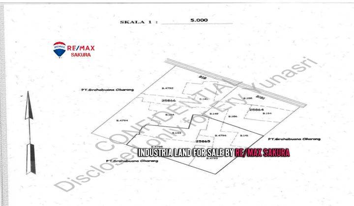 Dijual Cepat Kavling Industri Luas Tanah 76.259 m² di Kawasan Industri Jababeka, Cikarang Utara, Bekasi  1