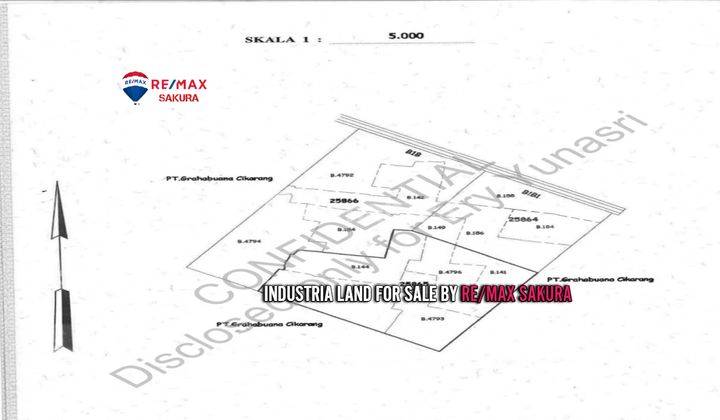 Dijual Cepat Kavling Industri Luas Tanah 76.259 m² di Kawasan Industri Jababeka, Cikarang Utara, Bekasi  2