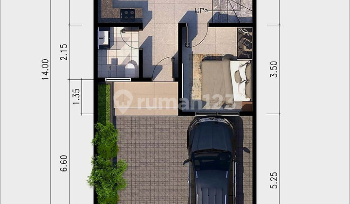 Rumah Baru Gress !!! di Manyar Jaya Surabaya Timur, Minimalis, 2 Lantai... BURUANN !!! 2