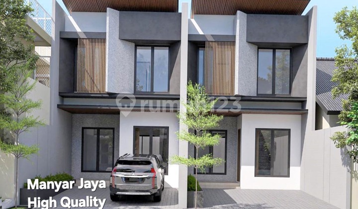 Rumah Baru Gress !!! di Manyar Jaya Surabaya Timur, Minimalis, 2 Lantai... cuma ada 2 unit aja...BURUANN !!!
