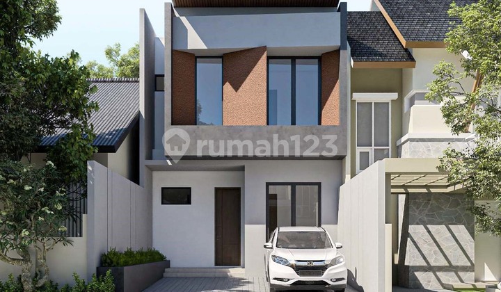 Rumah Baru Gress !!! di Manyar Jaya Surabaya Timur, Minimalis, 2 Lantai... BURUANN !!!