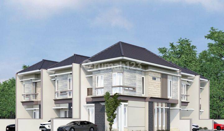 Rumah Baru Gress di Jemursari Timur Surabaya Selatan, 2 Lantai, Minimalis, On Progress... 60% 1