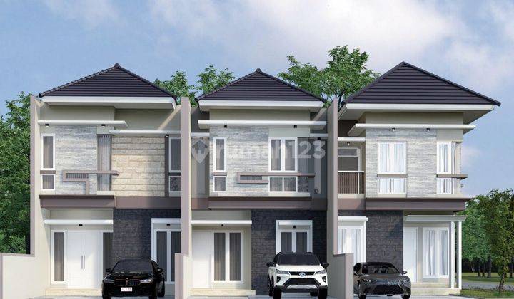 Rumah Baru Gress di Jemursari Timur Surabaya Selatan, 2 Lantai, Minimalis, On Progress... 60% 2