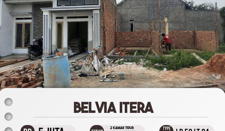 Rumah Kamar 2 di Daerah Perkembangan Itera 2