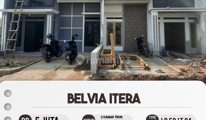 Rumah Kamar 2 di Daerah Perkembangan Itera 3