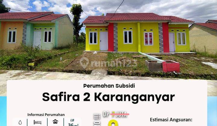Rumah Hunian Subsidi 2 Kamar Tidur di Dekat Pasar  5