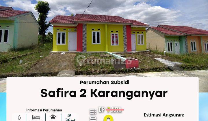 Rumah Hunian Subsidi 2 Kamar Tidur di Dekat Pasar  7