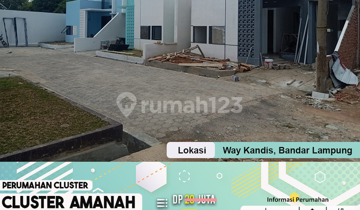 Perumahan Cluster di Way Kandis Bandar Lampung 1