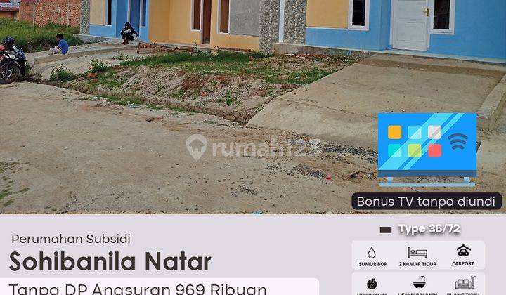 Perumahan Subsidi Kamar 2 di Perbatasan Bandar Lampung 2