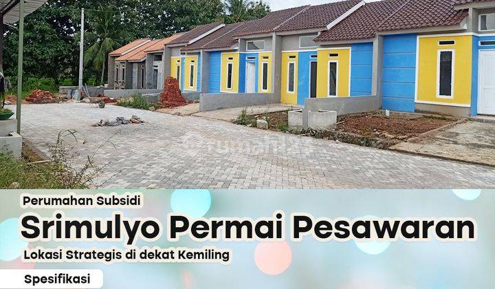 Perumahan Subsidi Murah Angsuran Terjangkau Dekat Kemiling 2