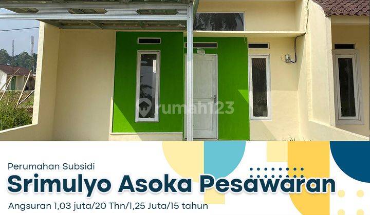 Rumah Subsidi Lingkungan Asri One Gate System Termurah 1