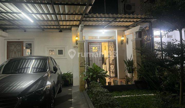 Disewakan rumah siap huni dalam Cluster semi furnished Raffles hills Cibubur  1
