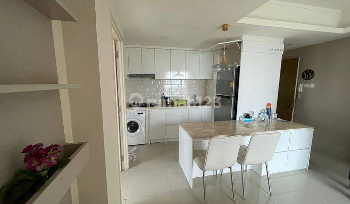 Apartment 2 BR Furnished Siap Huni Di Oasis Mahogany 1