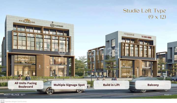 Dijual Ruko West Vilage Hadap Jalan Bsd 