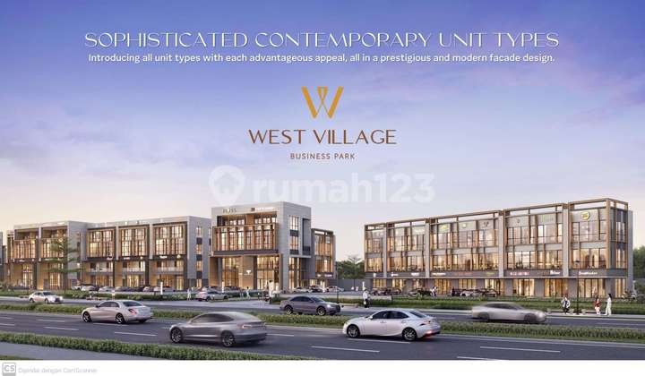 Dijual Ruko West Vilage Hadap Jalan Bsd 