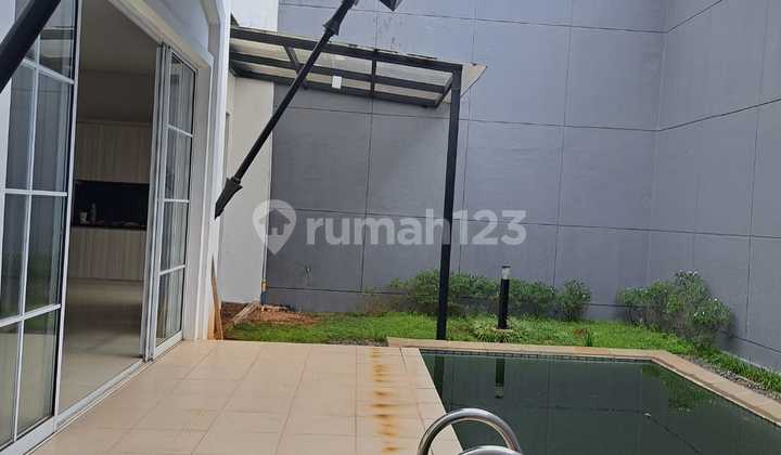 Semi-Furnished Ready-to-Live House with Private Pool at De Park BSD