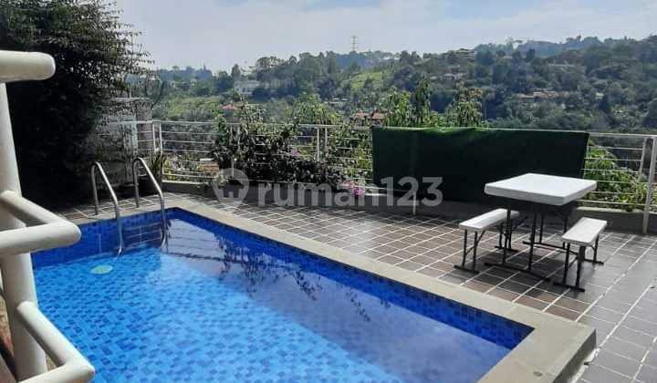 Rumah Resor Dago Pakar Bonus Furnish Ada Kolam Renang