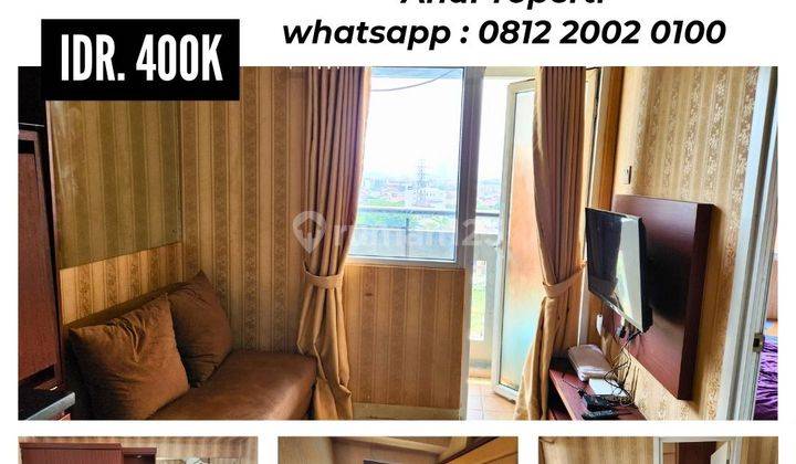 Apartemen Green Pramuka City harian 2 Kamar Tidur Furnished Bagus 1