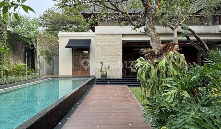 Dijual Cepat Rumah Mewah Di Kemang - Pejaten Baratluxurious Tropical Resortdesigned By Denny Gondohigh End Specs Semi Furnished 1