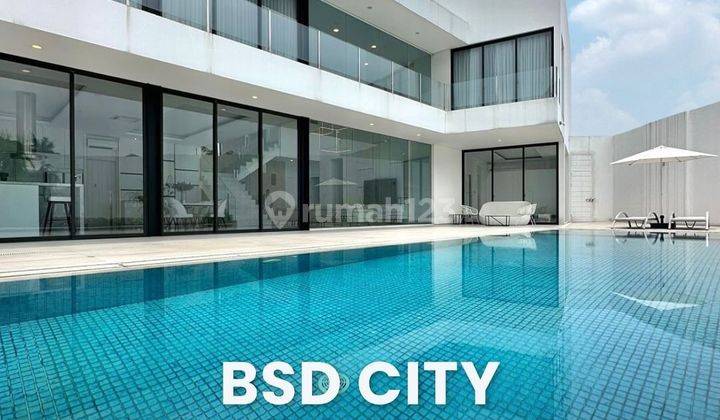 Dijual Segera Rumah Mewah Di Bsd City Dalam Komplek Elit Furnished 1