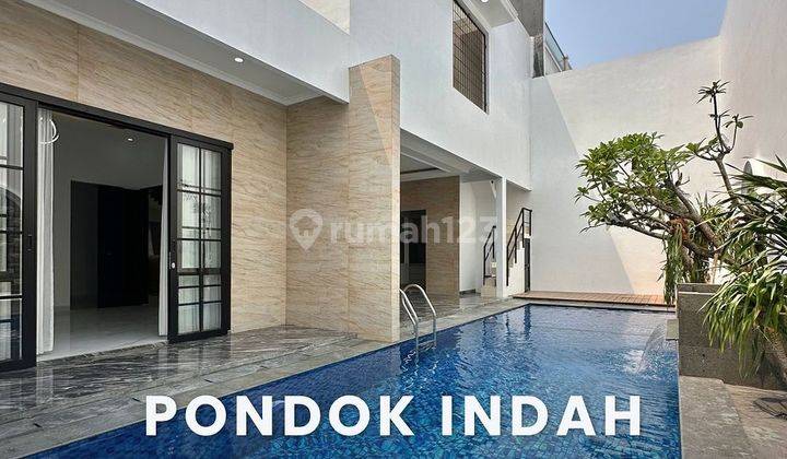 For Sale Pondok Indah Brand New House American Classic Design Depan Taman Fully Furnished 1