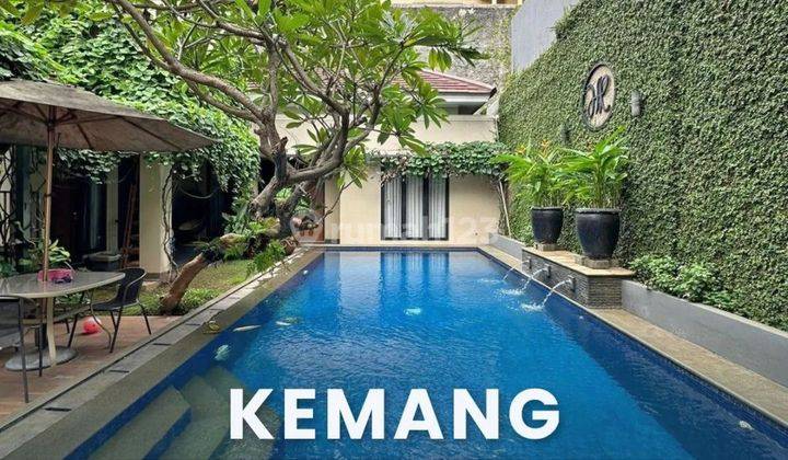 For Sale Kemang Modern Tropical House Dalam Komplek 1