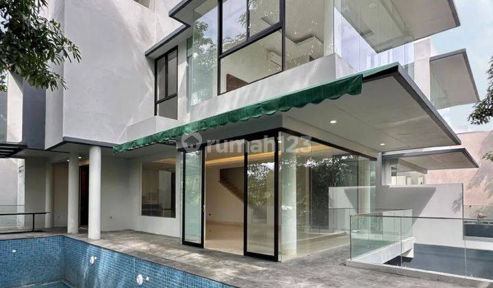 Dijual Cepat Rumah Baru Siap Huni Di Kemang  Brand New House Minimalist Tropical Design Posisi Hoek, On Progress  Dekat Ke Kemang Raya & Mall Kemang Village Lingkungan Tenang & Asri 1