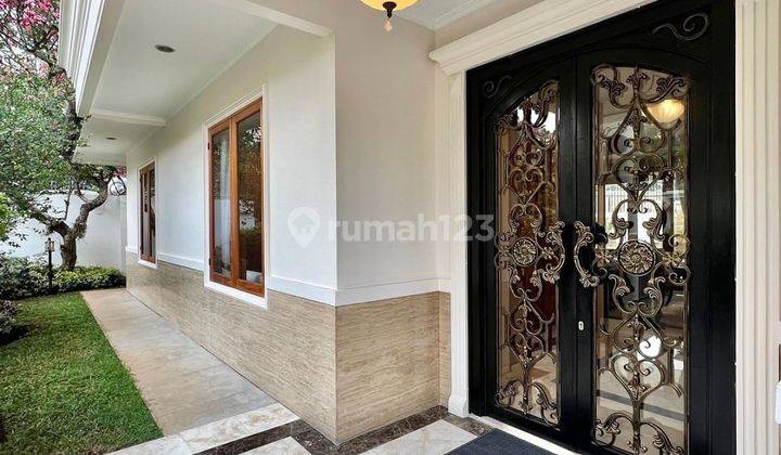 Dijual Cepat Kemang Rumah Mewah Desain Classic  Dalam Komplek, Bebas Banjir   2