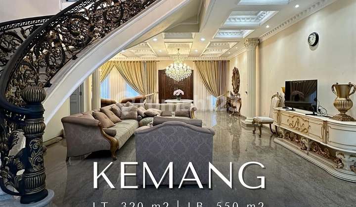 Rumah Modern Klasik Semi Furnished di Kemang, T 320 B 550
