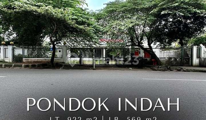 Rumah Terawat Hadap Utara Hitung Tanah di Pondok Indah, LT 922 Rumah Terawat Hadap Utara Hitung Tanah di Pondok Indah, LT 922